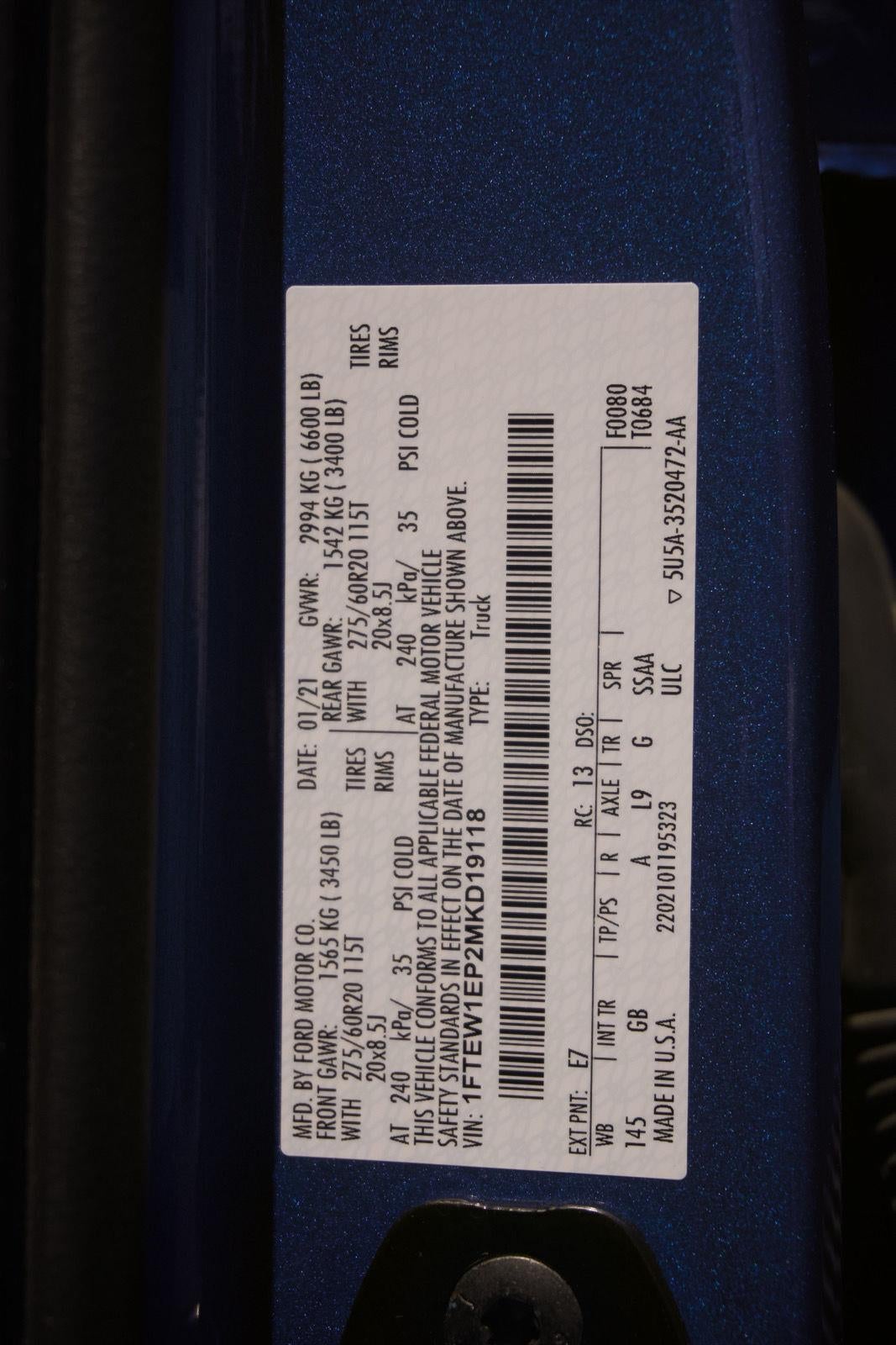 2021 Ford F-150 XL