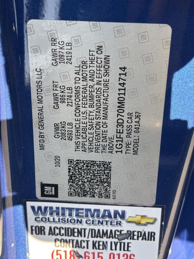 2021 Chevrolet Camaro LT1