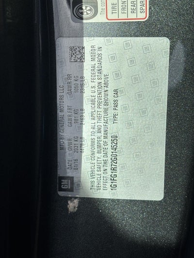 2016 Chevrolet Camaro 2SS