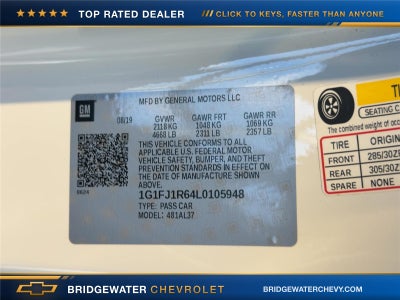 2020 Chevrolet Camaro ZL1
