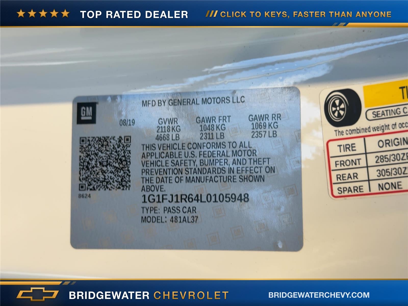 2020 Chevrolet Camaro ZL1