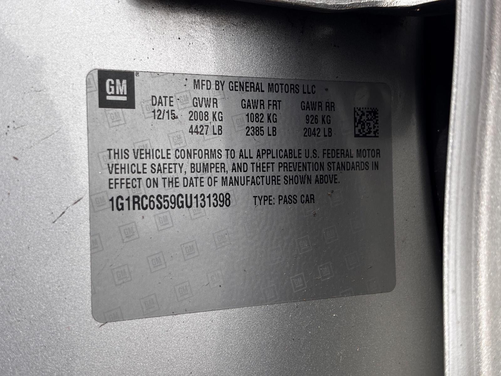 2016 Chevrolet Volt LT