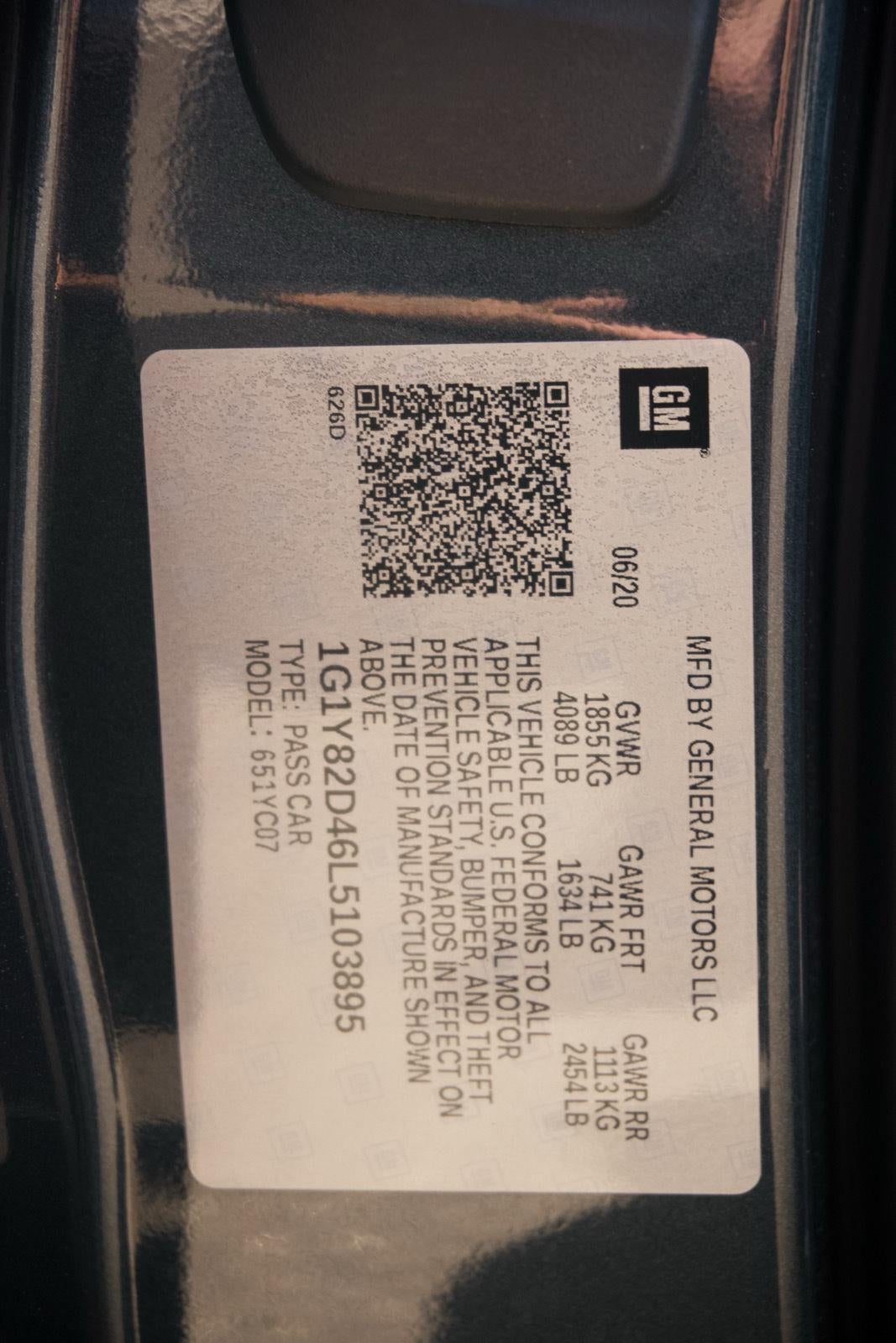 2020 Chevrolet Corvette Stingray 3LT