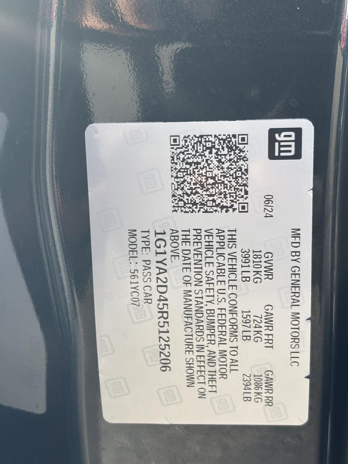 2024 Chevrolet Corvette Stingray 1LT