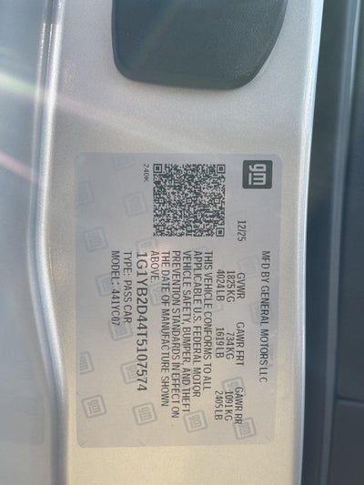 2026 Chevrolet Corvette Stingray 2LT