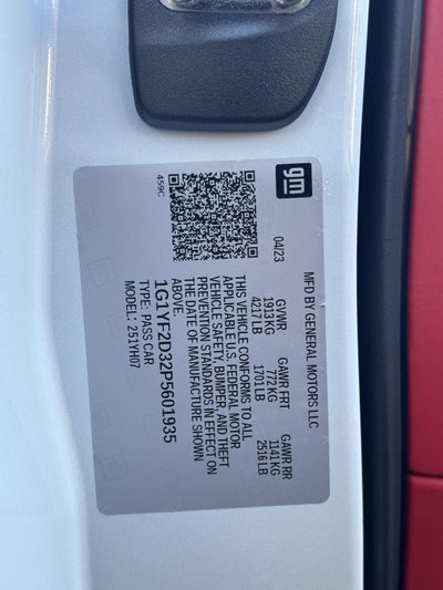 2023 Chevrolet Corvette Z06 3LZ