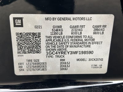 2021 Chevrolet Silverado 2500 HD High Country