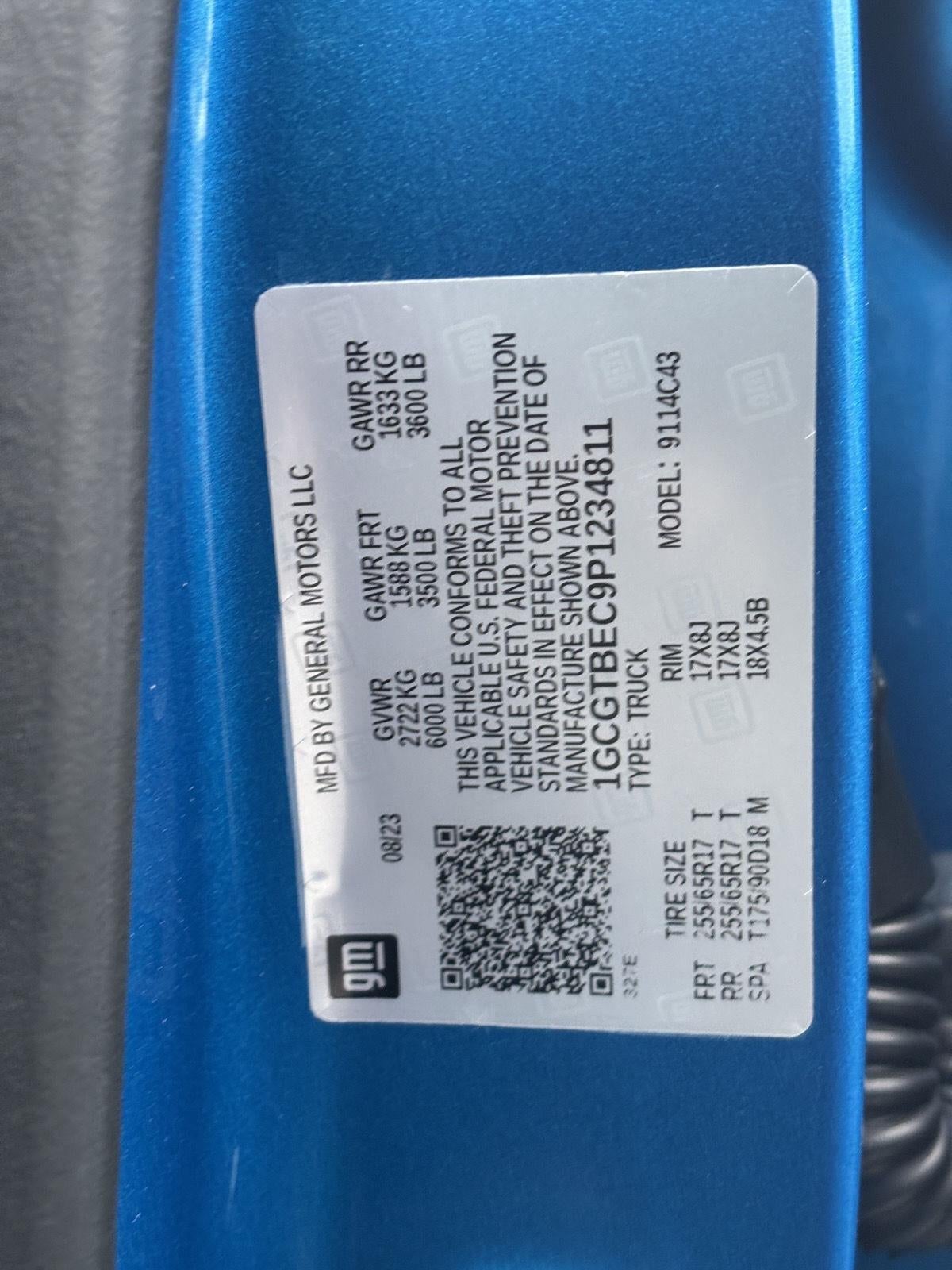 2023 Chevrolet Colorado WT