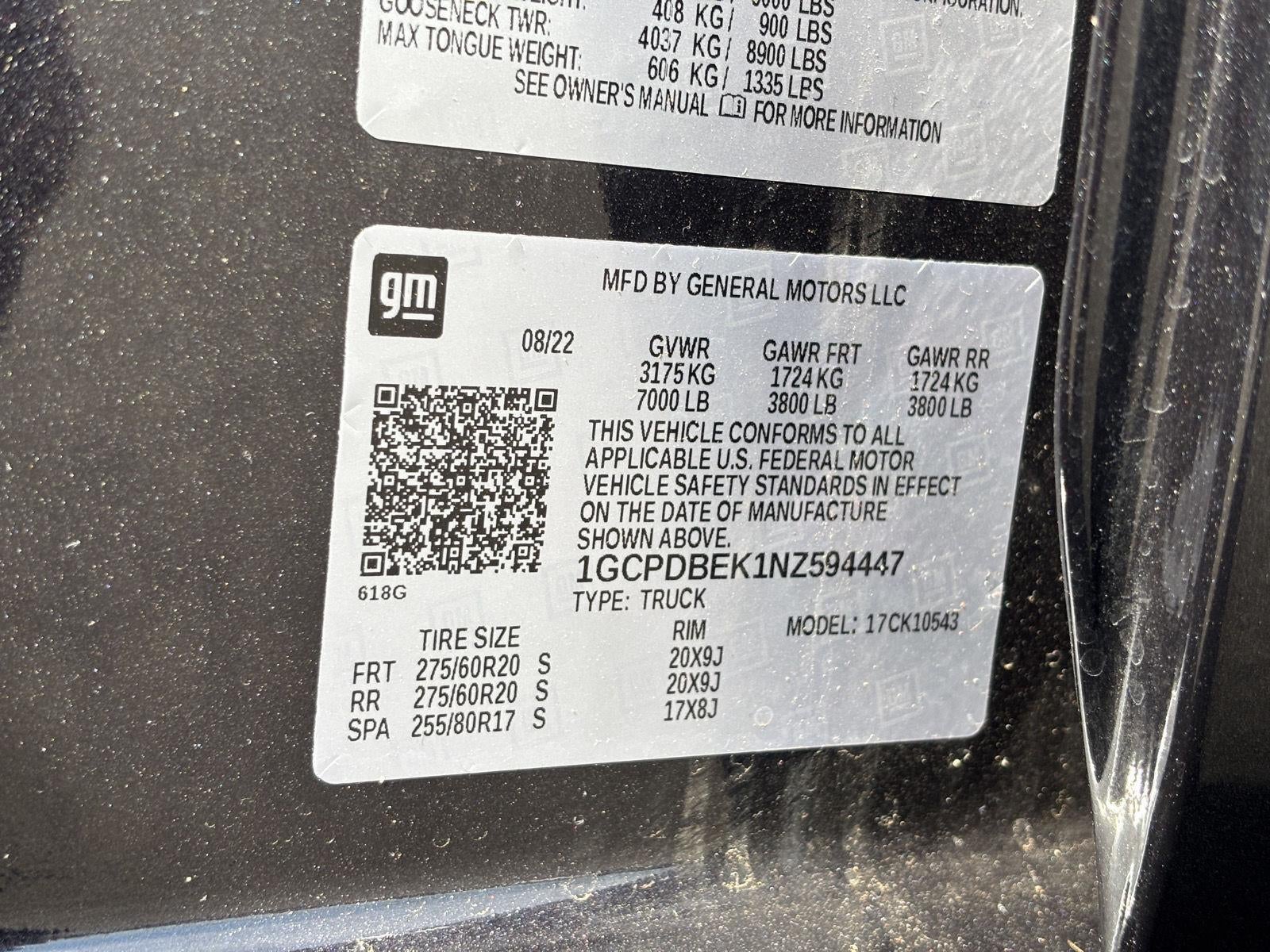 2022 Chevrolet Silverado 1500 Custom