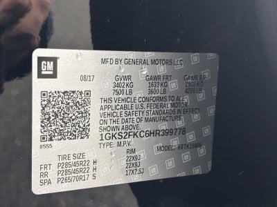 2017 GMC Yukon XL SLE