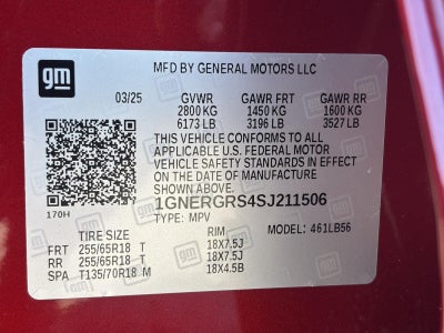 2025 Chevrolet Traverse LT