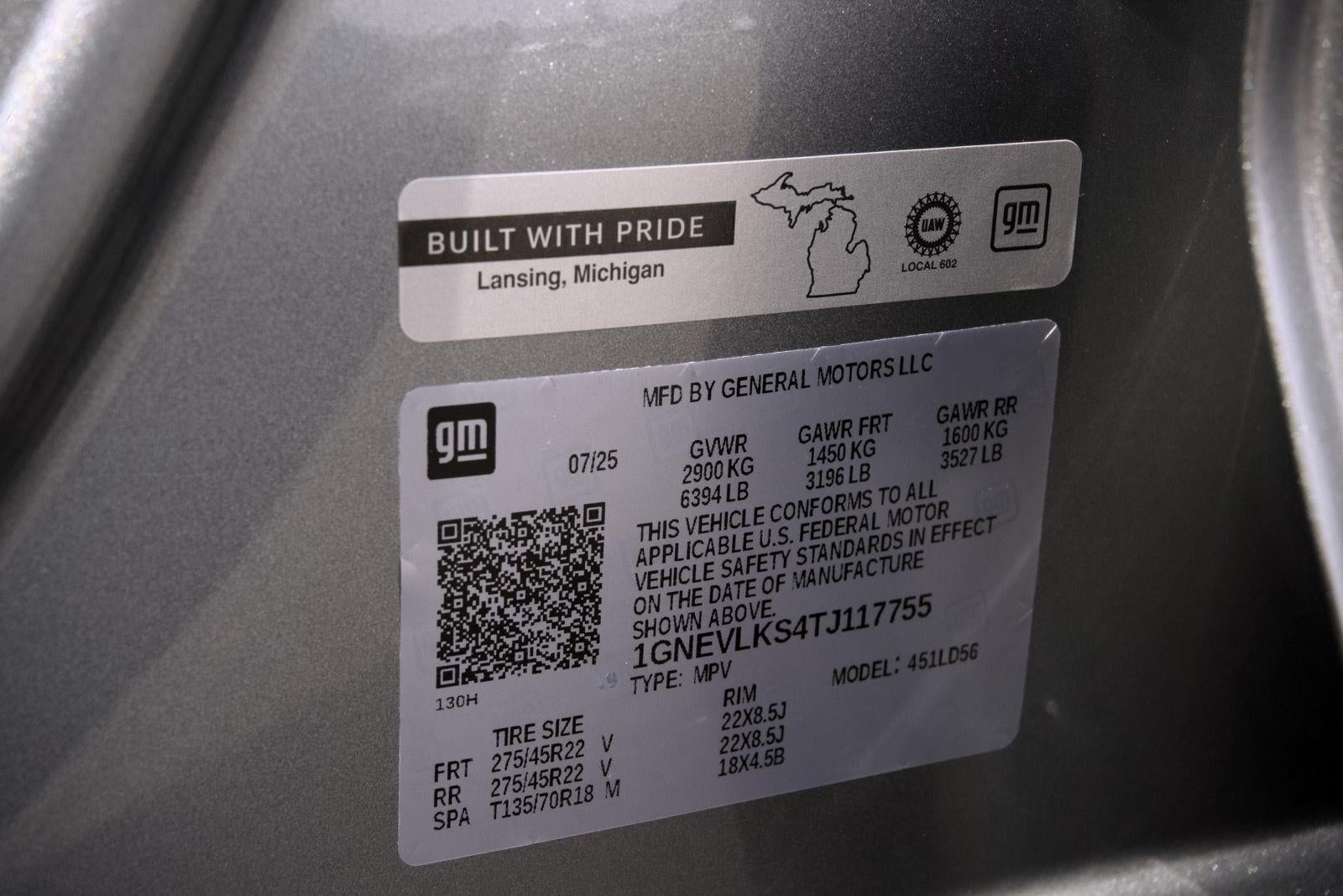 2026 Chevrolet Traverse RS