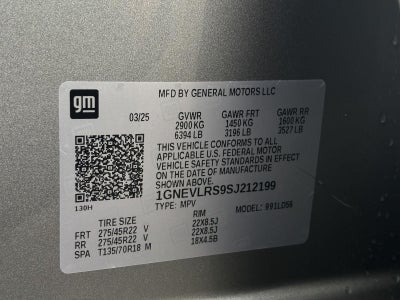 2025 Chevrolet Traverse RS