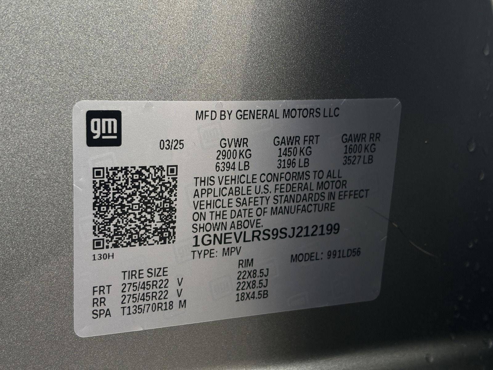 2025 Chevrolet Traverse RS