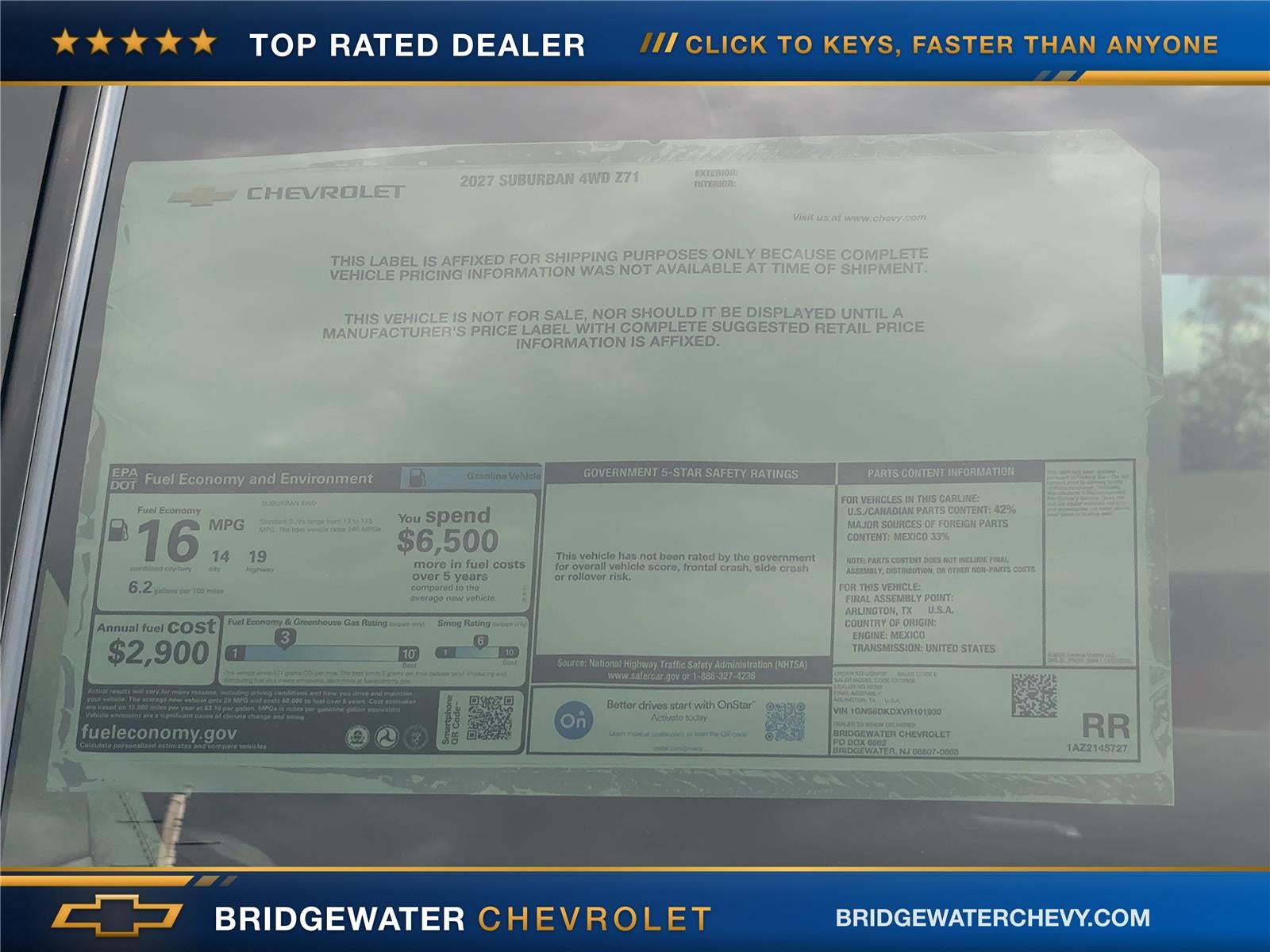 2027 Chevrolet Suburban Z71