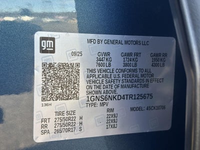 2026 Chevrolet Tahoe LT