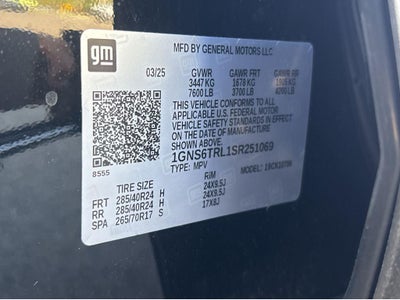 2025 Chevrolet Tahoe High Country