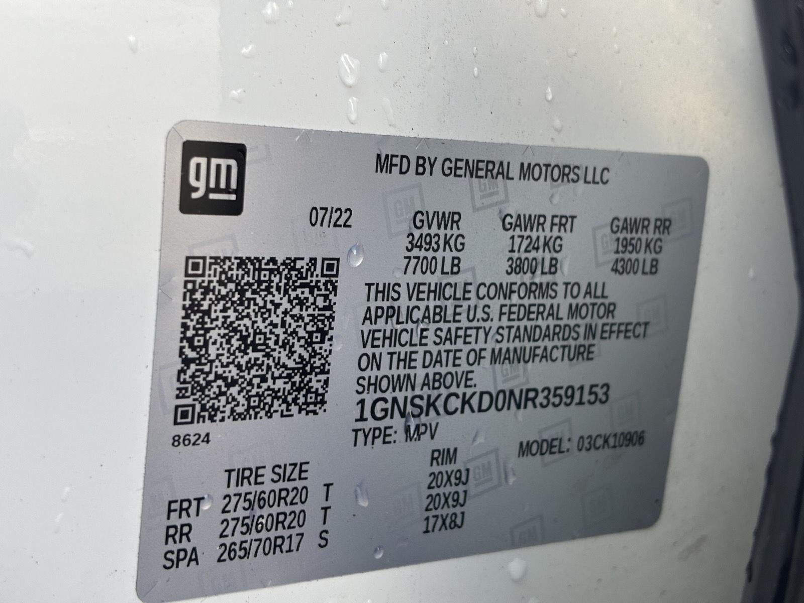 2022 Chevrolet Suburban LT