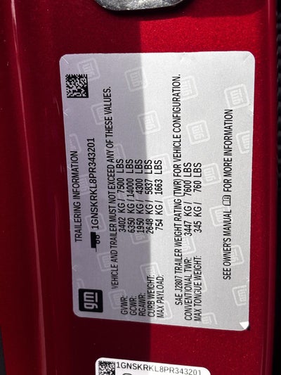 2023 Chevrolet Tahoe RST