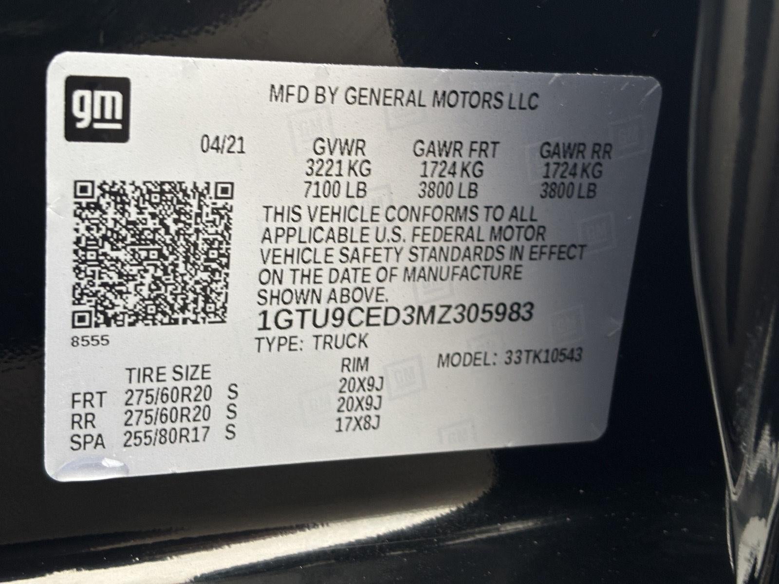 2021 GMC Sierra 1500 Elevation