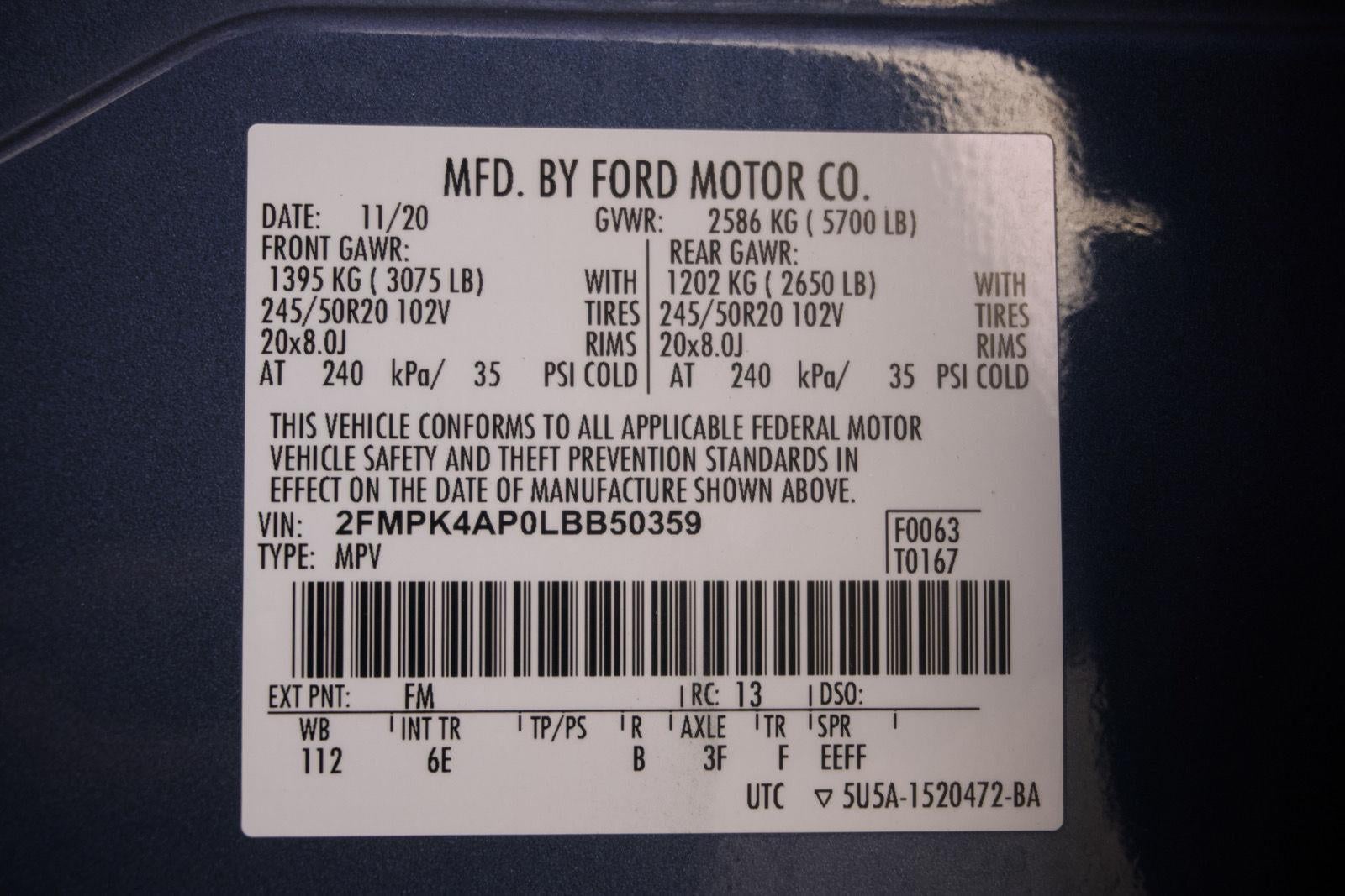 2020 Ford Edge ST