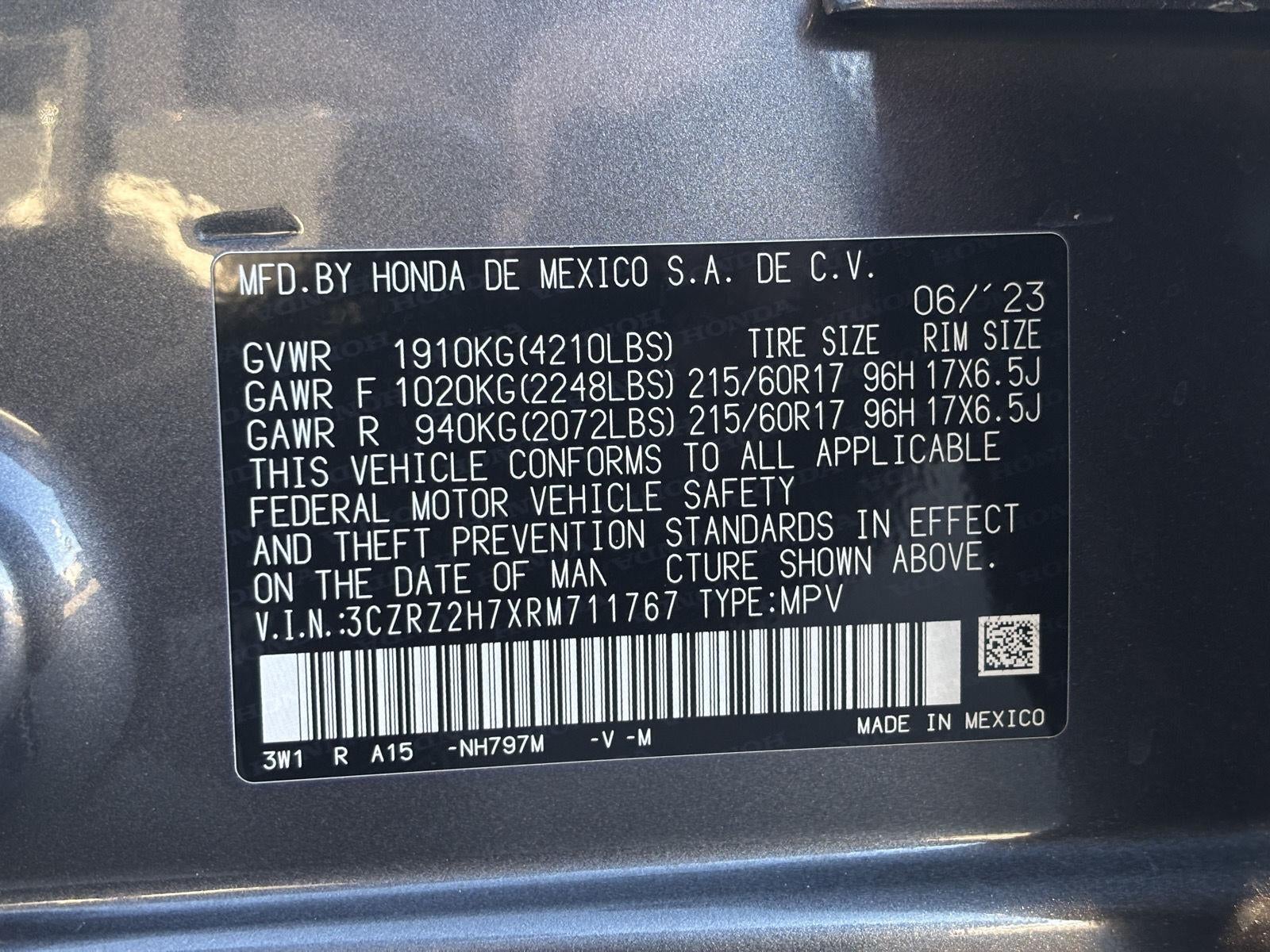 2024 Honda HR-V AWD EX-L