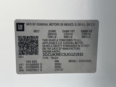 2018 Chevrolet Silverado 1500 LT