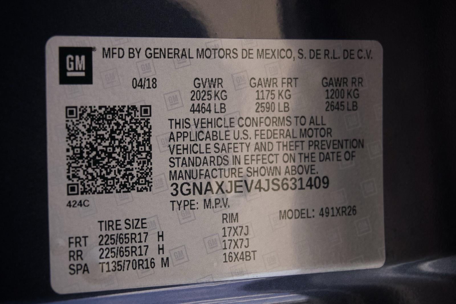 2018 Chevrolet Equinox LT