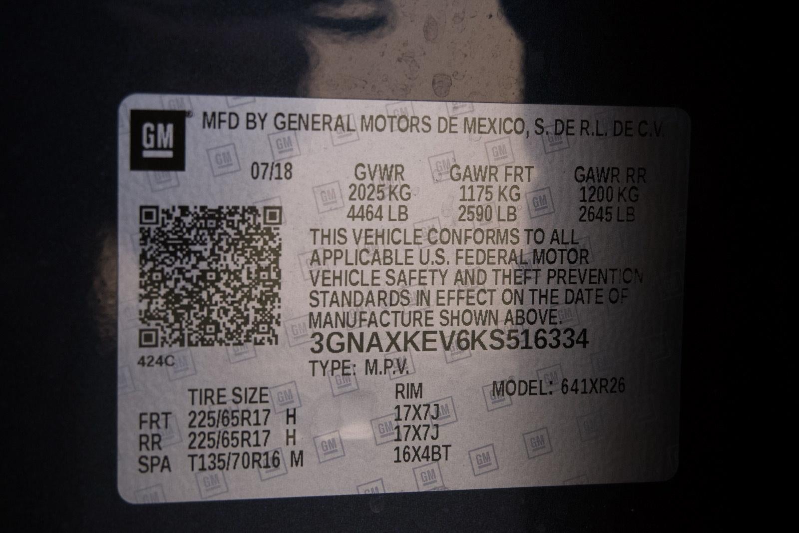 2019 Chevrolet Equinox LT