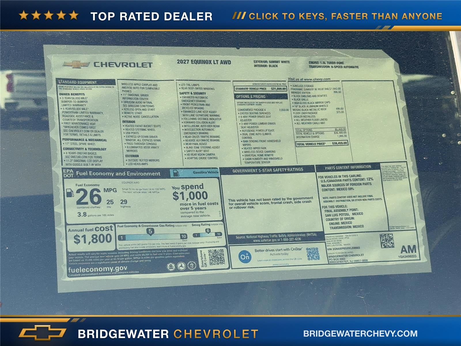 2027 Chevrolet Equinox LT