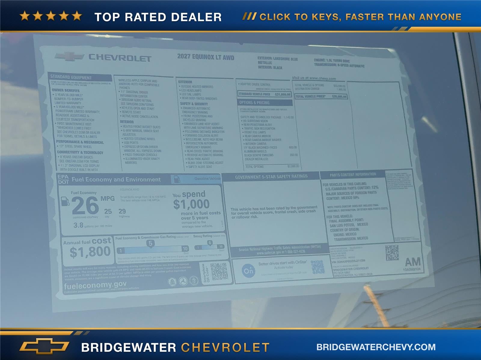 2027 Chevrolet Equinox LT
