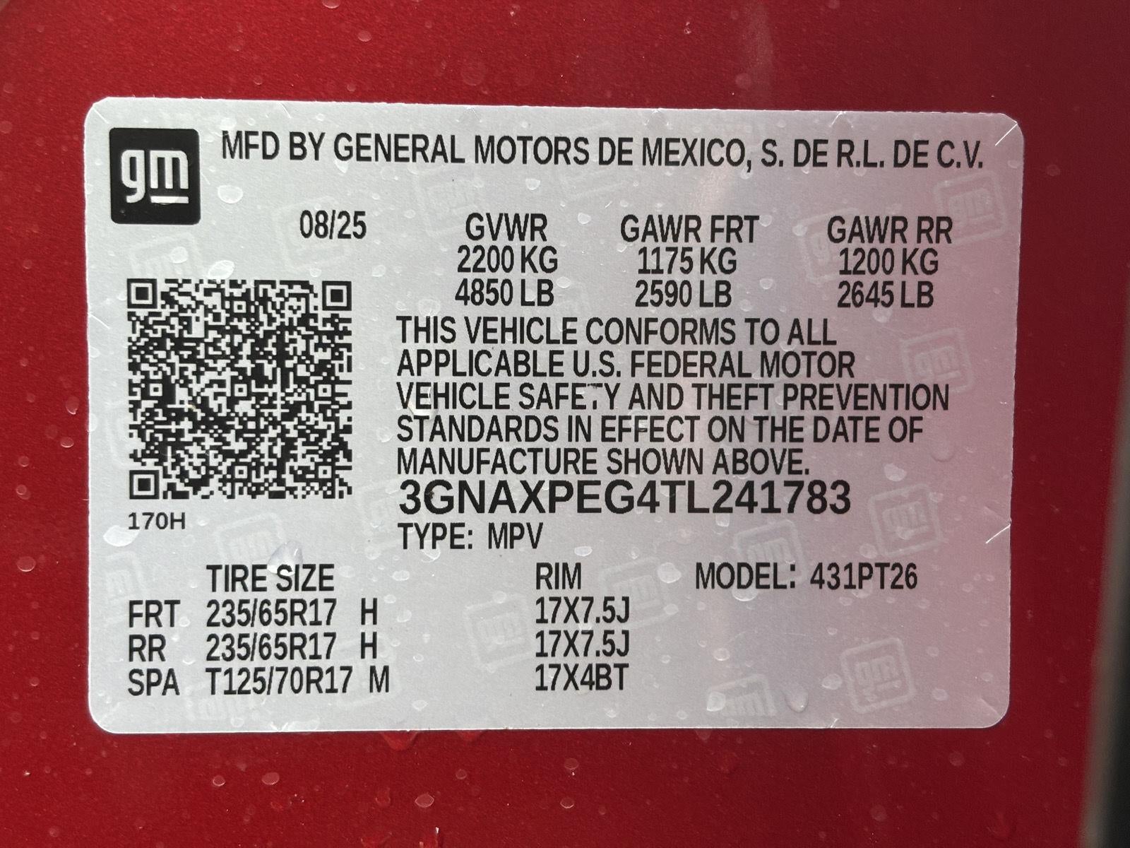 2026 Chevrolet Equinox LT