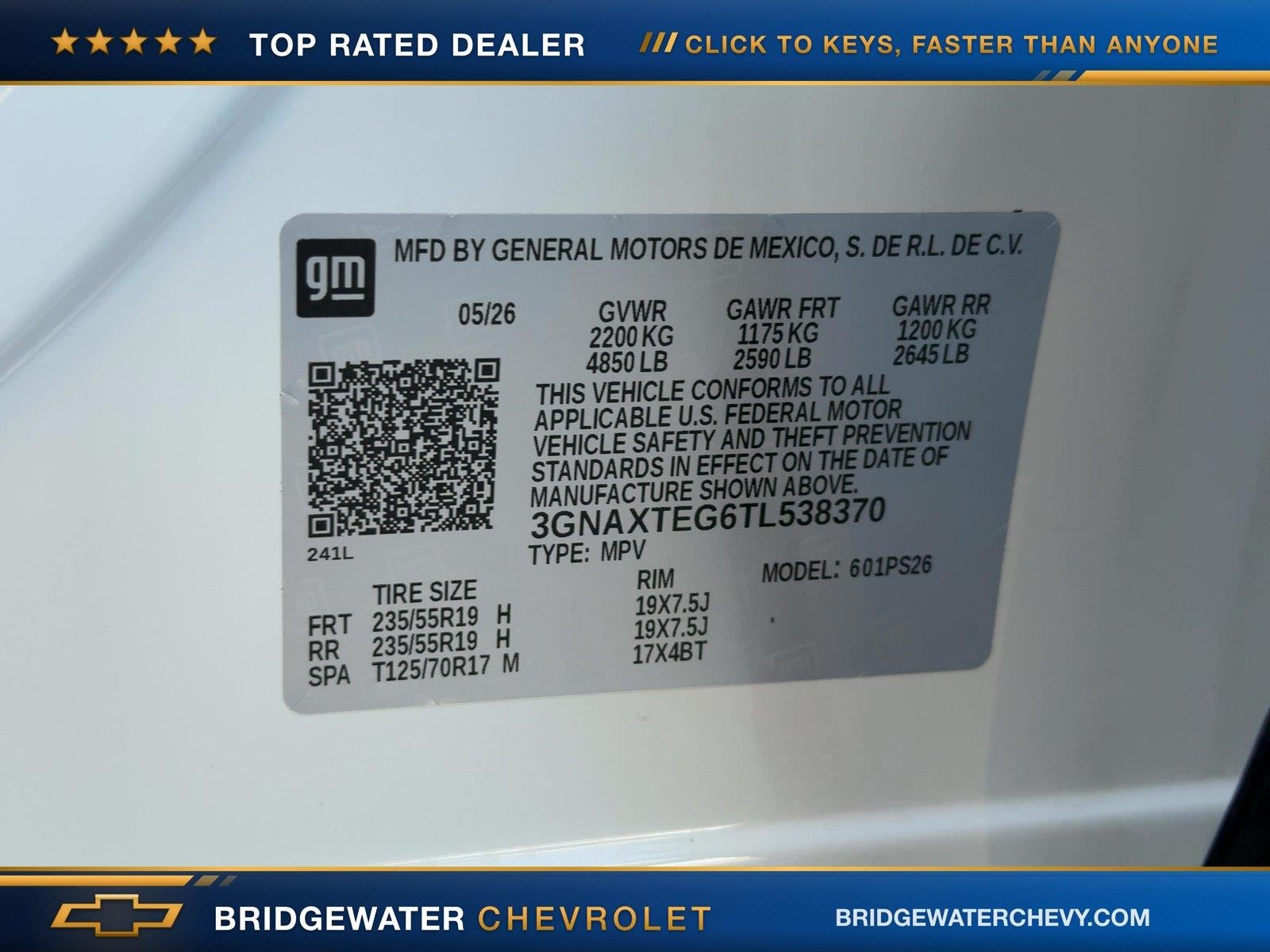 2026 Chevrolet Equinox RS