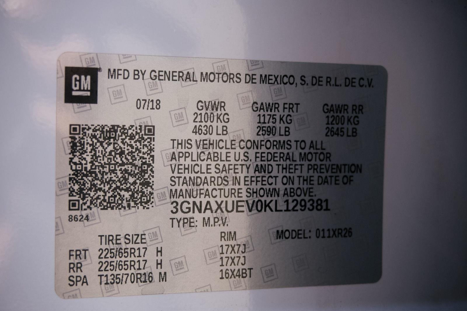 2019 Chevrolet Equinox LT