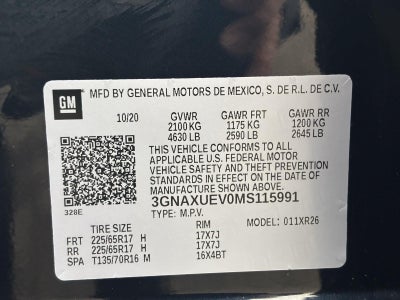 2021 Chevrolet Equinox LT