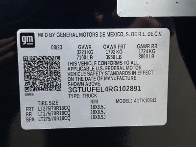 2024 GMC Sierra 1500 AT4X