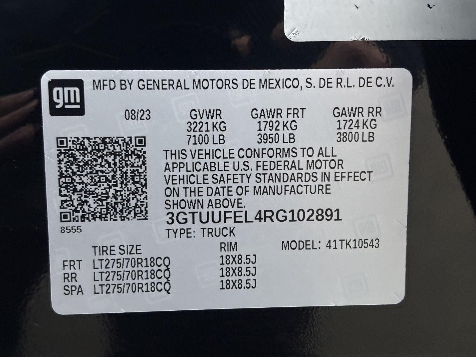 2024 GMC Sierra 1500 AT4X