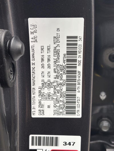 2023 Toyota Tacoma TRD Off Road