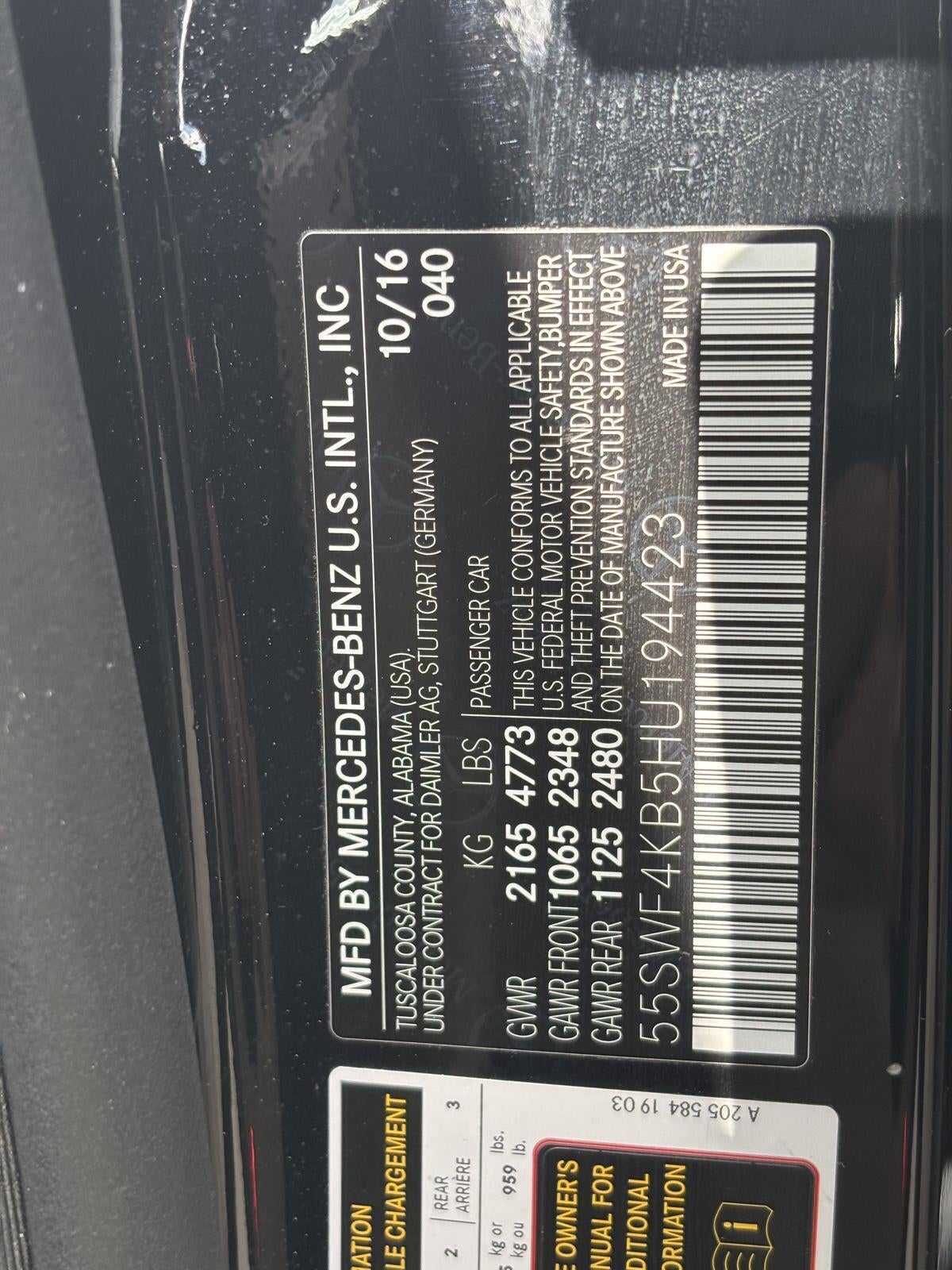 2017 Mercedes-Benz C 300 Luxury 4MATIC®