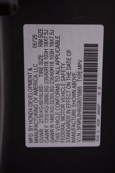 2025 Honda Odyssey EX-L