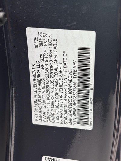 2025 Honda Odyssey EX-L