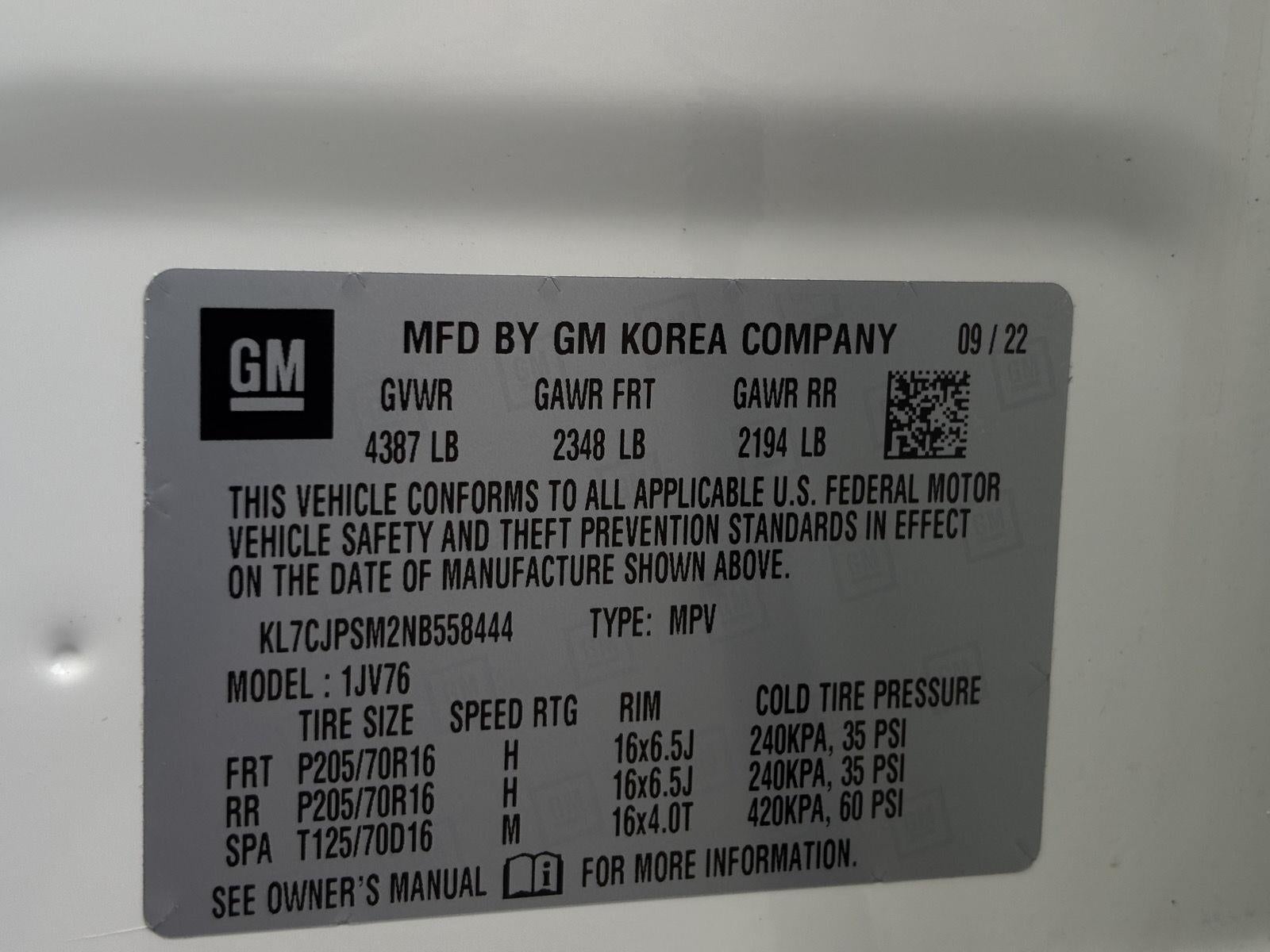 2022 Chevrolet Trax LT