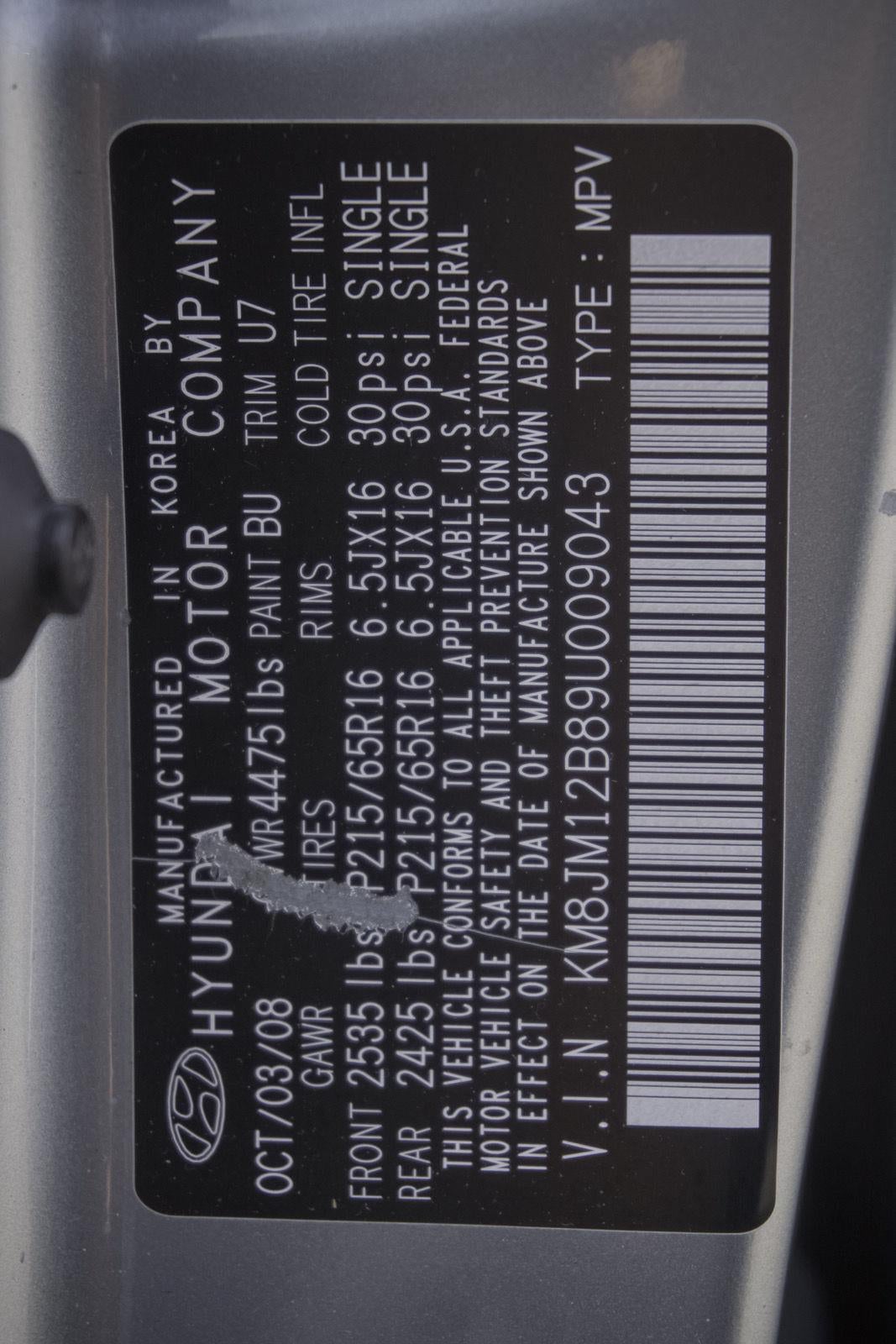 2009 Hyundai Tucson GLS
