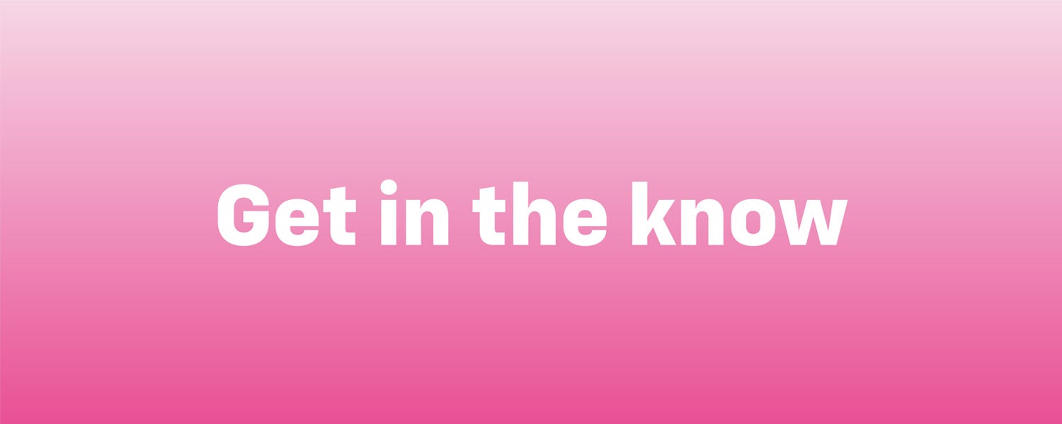 Get in the know logo | Chevrolet Making Strides Against Breast Cancer