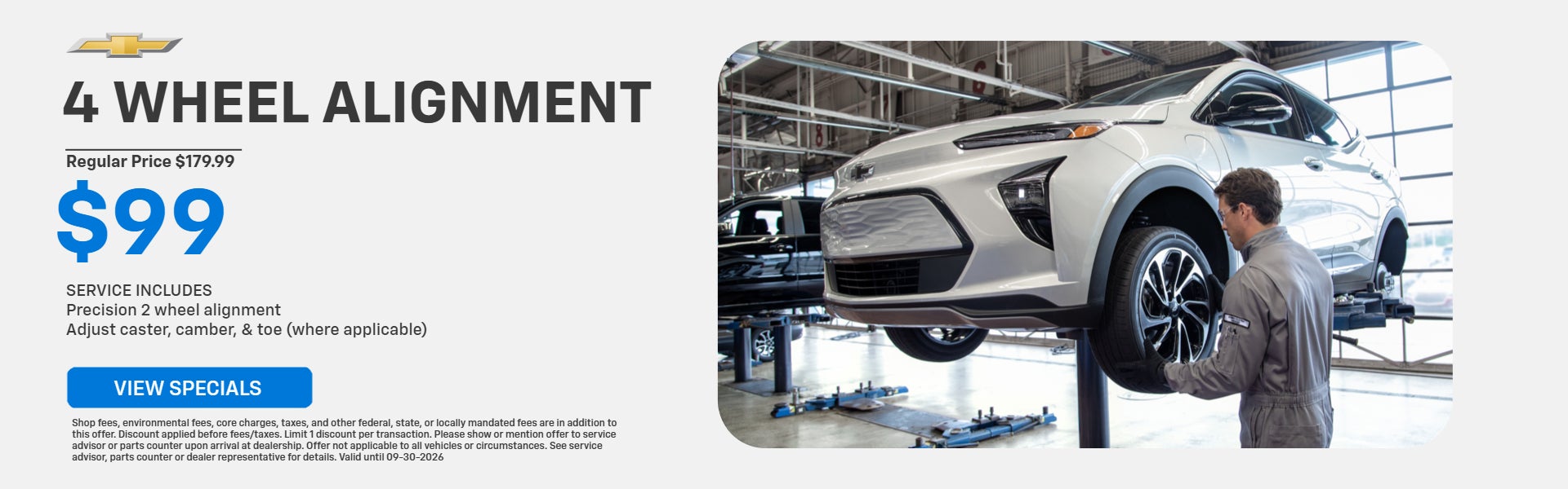 4 WHEEL ALIGNMENT SPECIAL OFFER